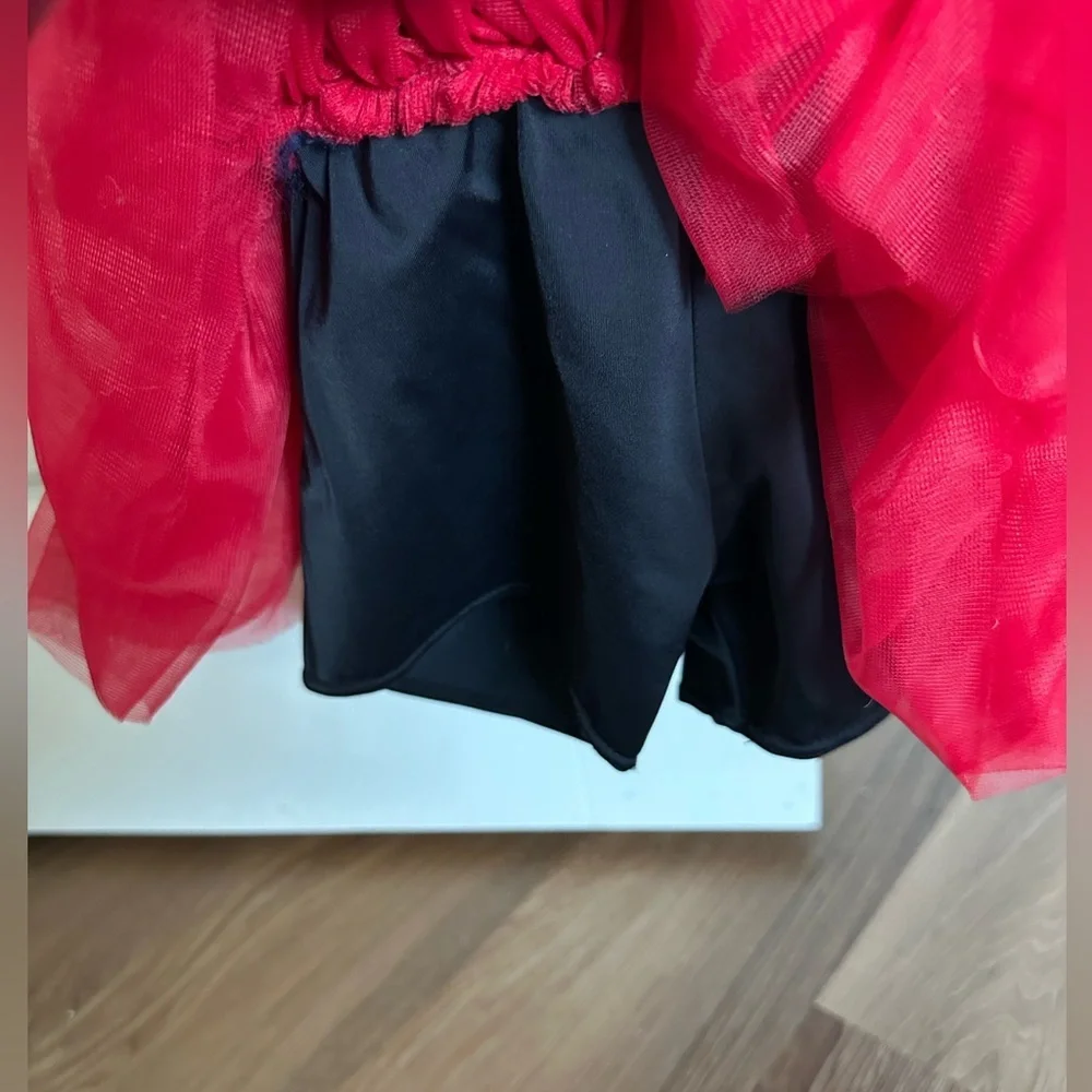 Weissman Black and Red Dance wear size LC
